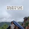 Video công an tìm thấy khu lán trại của người dân lên núi tránh sạt lở ở Lào Cai