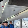 Hình ảnh đội tuyển Việt Nam đặt chân đến Qatar dự Asian Cup 2023