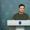 Tổng thống Ukraine Volodymyr Zelensky. (Ảnh: Getty Images/TTXVN)