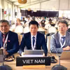 Đoàn Việt Nam tham dự tại phiên họp thứ 18 Ủy ban liên Chính phủ Công ước 2003. (Ảnh: TTXVN phát) 