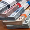 Đồng tiền giấy euro. (Ảnh: THX/TTXVN)