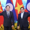 Thủ tướng Phạm Minh Chính hội đàm với Thủ tướng Lào Sonexay Siphandone 