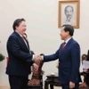Phó Thủ tướng Lê Minh Khái tiếp Đại sứ đặc mệnh toàn quyền Hợp chúng quốc Hoa Kỳ tại Việt Nam Marc Knapper. (Ảnh: An Đăng/TTXVN)