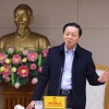 Phó Thủ tướng Trần Hồng Hà phát biểu tại phiên họp. (Ảnh: Văn Điệp/TTXVN)