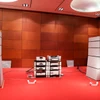 Đắt tiền nhất trong số những thiết bị tại AVShow lần này là hệ thống Gaia, được mệnh danh là "siêu loa" của Goldmund, với giá gần 20 tỷ đồng, do Thanh Tùng Audio trình diễn. (Ảnh: Minh Sơn/Vietnam+)