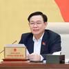 Chủ tịch Quốc hội Vương Đình Huệ phát biểu. (Ảnh: Doãn Tấn/TTXVN)