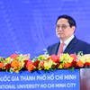 Thủ tướng Phạm Minh Chính phát biểu. (Ảnh: Dương Giang/TTXVN)