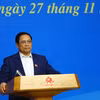 Thủ tướng Phạm Minh Chính phát biểu kết luận. (Ảnh: Lâm Khánh/TTXVN)