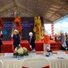 Khởi công xây dựng phân hiệu trường Đại học FPT tại Bình Định. (Ảnh: CTV/Vietnam+)