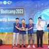 Đội VNPT vô địch Security Bootcamp 2023. (Ảnh: P.V/Vietnam+)