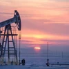 Giếng dầu ở thành phố Almetyevsk, Cộng hòa Tatarstan, Liên bang Nga. (Ảnh: TASS/TTXVN)