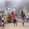 Người biểu tình chống chính phủ ở Sierra Leone ngày 10/8. (Nguồn: Reuters)