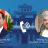 Bộ trưởng Ngoại giao Bùi Thanh Sơn điện đàm với Bộ trưởng Bộ Ngoại giao Vương quốc Oman Sayyid Badr bin Hamad bin Hamood Al Busaidi. (Ảnh: TTXVN phát)
