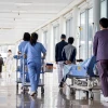 Bác sỹ làm việc tại bệnh viện ở Seoul (Hàn Quốc). (Ảnh: Yonhap/TTXVN)