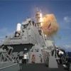 Tên lửa SM-3 được phóng thử nghiệm từ hệ thống Aegis trên tàu khu trục USS Decatur (DDG 73) của Mỹ. (Ảnh: Hải quân Mỹ cung cấp)