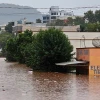 Ngập lụt sau những trận mưa lớn tại Encantado, bang Rio Grande do Sul, Brazil. (Ảnh: AFP/TTXVN)