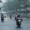 Mưa dông. (Ảnh: Minh Sơn/Vietnam+)