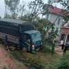 Hiện trường vụ tai nạn. (Ảnh: Báo Bắc Giang)
