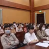 Các thí sinh tham gia dự Kỳ thi tuyển công chức tỉnh Bến Tre năm 2022. (Ảnh: Chương Đài/TTXVN)