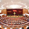 Toàn cảnh Hội nghị Trung ương 8, khóa XIII. (Ảnh: Phương Hoa/TTXVN)