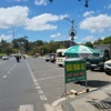 Các bãi đậu xe trước quảng trường Lâm Viên, thành phố Đà Lạt gây nhiều dư luận trong thời gian qua. (Nguồn: Báo Lâm Đồng)