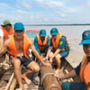 Trà Vinh: Xử lý an toàn quả bom nặng gần 340kg tìm thấy dưới đáy sông