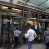 Trụ sở Ngân hàng JPMorgan Chase tại New York, Mỹ ngày 1/5/2023. (Ảnh: THX/TTXVN)