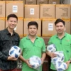 VFF đã tiếp nhận hơn 50.000 trái bóng FIFA hỗ trợ để phát triển bóng đá học đường tại Việt Nam. (Ảnh: VFF)