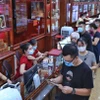 Đấu thầu thành công 8.100 lượng vàng miếng SJC phiên 14/5. (Ảnh: Vietnam+)