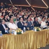Chủ tịch Quốc hội Vương Đình Huệ và đại biểu dự chương trình. (Ảnh: Doãn Tấn/TTXVN)