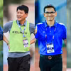 V-League 2023/24 trở lại sau kỳ nghỉ Tết Nguyên đán với 'Vòng đấu của những tân Huấn luyện viên' (từ trái qua) như Iwamasa Daiki, Vũ Tiến Thành, Kiatisuk và Nguyễn Đức Thắng. (Ảnh: VPF)