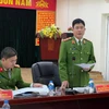 Trung tướng Nguyễn Tuấn Anh, Cục trưởng Cục Cảnh sát Phòng cháy, chữa cháy và cứu nạn, cứu hộ (Bộ Công an) phát biểu tại hội nghị. (Ảnh: Công an Thành phố Hà Nội)