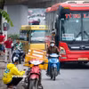 Hiệp hội Vận tải ôtô Việt Nam vừa góp ý về độ tuổi lái xe, trừ điểm giấy phép lái xe cũng như thời gian học và thi lại bằng lái. (Ảnh: Hoài Nam/Vietnam+)