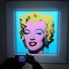 Bức họa "Shot Sage Blue Marilyn". (Nguồn: CNN)