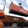 Xuất khẩu hàng hóa bị ảnh hưởng do căng thẳng tại Biển Đỏ. (Ảnh: Đức Duy/Vietnam+)