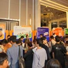 Các doanh nghiệp tham gia liên kết hỗ trợ về thương mại điện tử xuyên biên giới. (Ảnh: Đức Duy/Vietnam+)