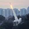 Hệ thống đánh chặn tên lửa Vòm sắt của Israel được triển khai ngăn loạt rocket phóng từ Dải Gaza xuống lãnh thổ Nhà nước Do Thái, ngày 10/5/2023. (Ảnh: THX/TTXVN)