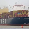 Tàu chở container MCS Aries. (Ảnh: IRNA/TTXVN)