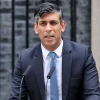 Thủ tướng Anh Rishi Sunak phát biểu tại thủ đô London. (Ảnh: THX/TTXVN)