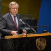 Tổng Thư ký Liên hợp quốc Antonio Guterres phát biểu tại New York, Mỹ ngày 26/1/2024. (Ảnh: THX/TTXVN)