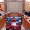 Quang cảnh buổi tiếp. (Ảnh: Xuân Khu/TTXVN)