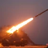 Hãng thông tấn trung ương Triều Tiên (KCNA) đưa tin Triều Tiên đã tiến hành phóng tên lửa hành trình và tên lửa phòng không mới. (Ảnh: KCNA/TTXVN)