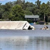 Lũ lụt do ảnh hưởng La Nina tại Windsor, ngoại ô Sydney, Australia, ngày 24/3/2021. (Ảnh: AFP/TTXVN)