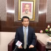 Tổng lãnh sự Việt Nam tại Hong Kong Phạm Bình Đàm trả lời phỏng vấn của phóng viên TTXVN. (Ảnh: Mạc Luyện/TTXVN)