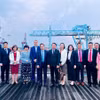 Đoàn công tác thăm và làm việc với Cảng Gothenburg (Thuỵ Điển), cảng biển lớn nhất khu vực Bắc Âu, nhằm thúc đẩy hợp tác trong lĩnh vực cảng biển, logistics. (Ảnh: TTXVN phát)