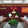 Quang cảnh buổi làm việc. (Ảnh: Thanh Liêm/TTXVN)