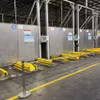 Hiện trường vụ tai nạn lao động nơi chị V.T.N.A (ngụ TP.Hồ Chí Minh), công nhân Công ty Leoch Super Power - Khu Công nghiệp Becamex Bình Phước tử vong chiều tối 25/5. (Ảnh: TTXVN phát)