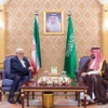 Phó Tổng thống thứ nhất Iran Mohammad-Reza Aref và Thái tử kiêm Thủ tướng Saudi Arabia Mohammed bin Salman Al Saud. (Nguồn: Spa.gov)
