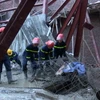 Hiện trường vụ tai nạn. (Ảnh: TTXVN phát)