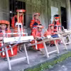 Đồng bào dân tộc Pà Thẻn, thôn Thượng Minh, xã Hồng Quang (Lâm Bình, Tuyên Quang) thêu, dệt thổ cẩm. (Ảnh: Hoàng Hải/TTXVN)